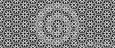 Simple geometric black and white patterns for your design suitable for various purposes. Vector Illustration